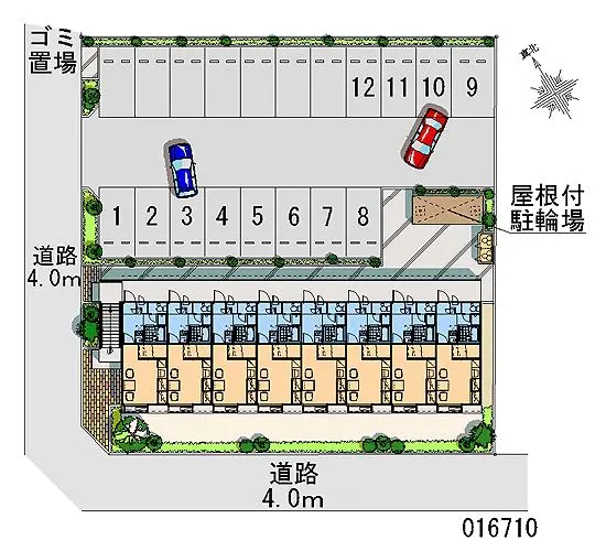 ひたちなか市高場 月極駐車場